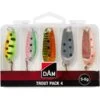 KIT CUILLER ONDULANTE DAM TROUT PACK 4
