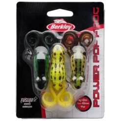 KIT LEURRES SOUPLES BERKLEY POWER POP FROG - PAR 3