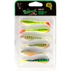 KIT LEURRES SOUPLES FOX RAGE MINI FRY MIXED COLOUR