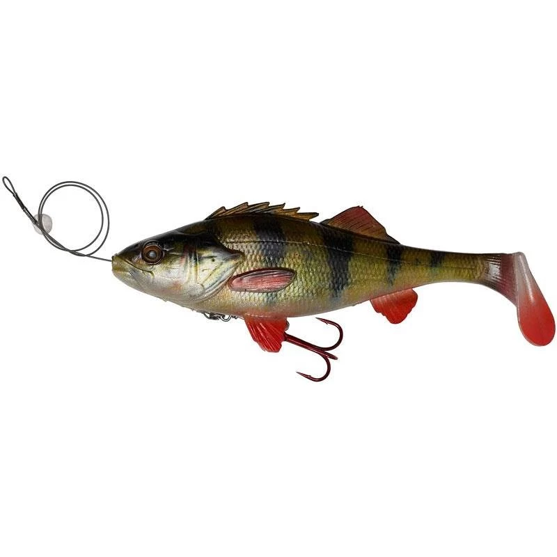 LEURRE SOUPLE ARME SAVAGE GEAR 4D LINE THRU PERCH SHAD - 20CM 3 LEURRE SOUPLE ARME SAVAGE GEAR 4D LINE THRU PERCH SHAD - 20CM